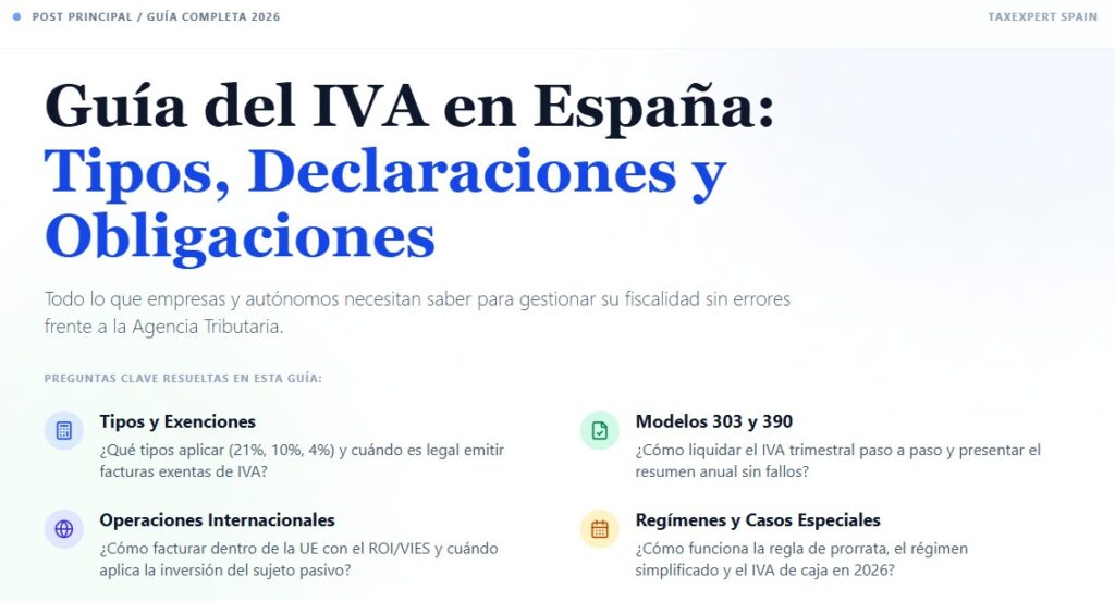 Guía del IVA en España: Tipos, Declaraciones y Obligaciones